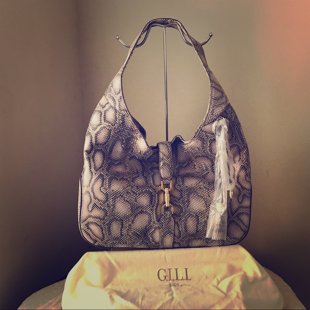 Gili Pink Cobra Verona Hobo